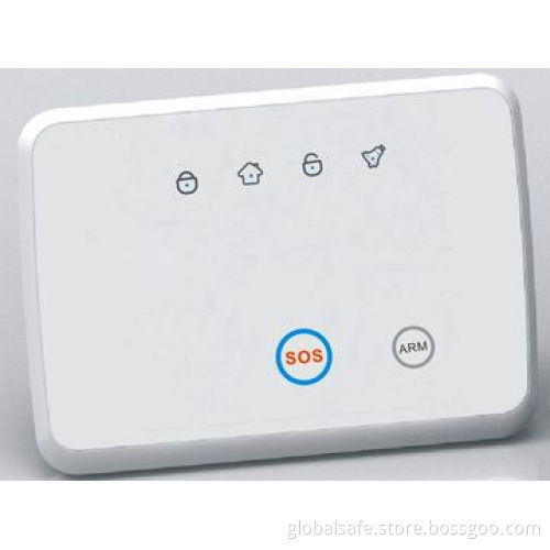 Solar-powered alarm siren with tamper alarm